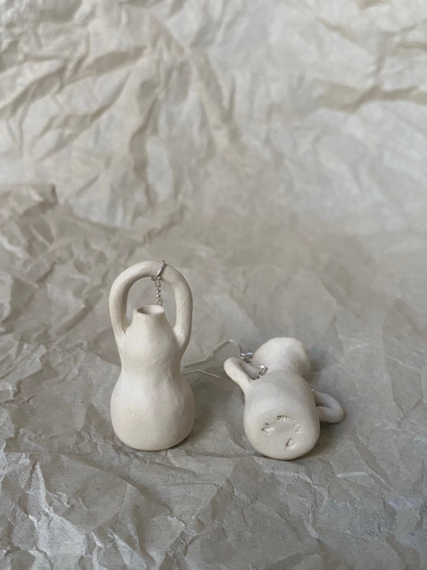 wazon earrings - bone 2