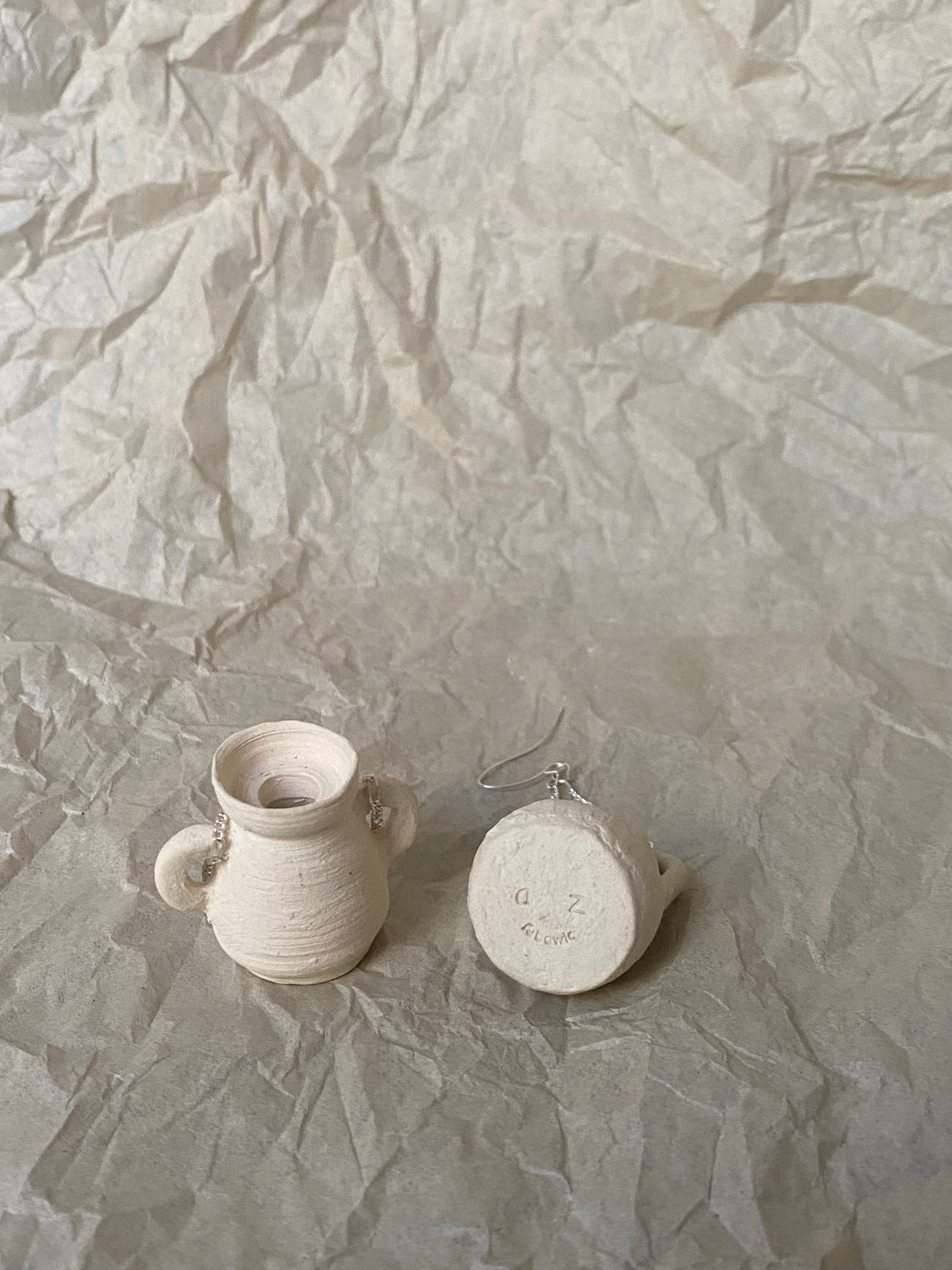 wazon earrings - bone 1