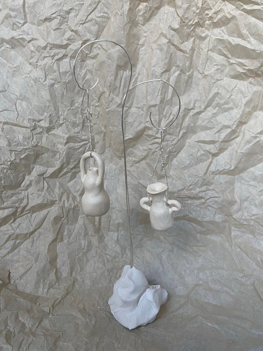 wazon earrings - bone 2